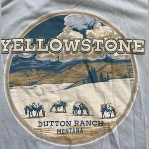 Yellowstone Blue Graphic Tee